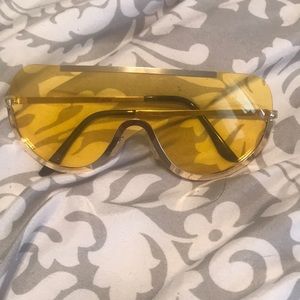 Yellow shades sunglasses
